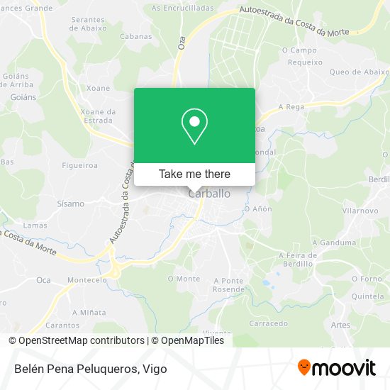 Belén Pena Peluqueros map