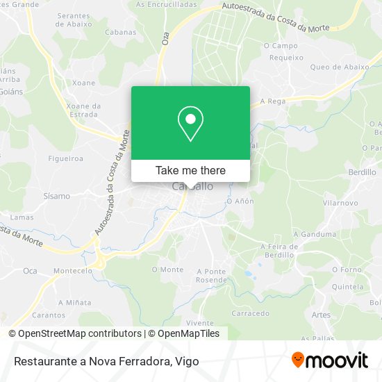 Restaurante a Nova Ferradora map