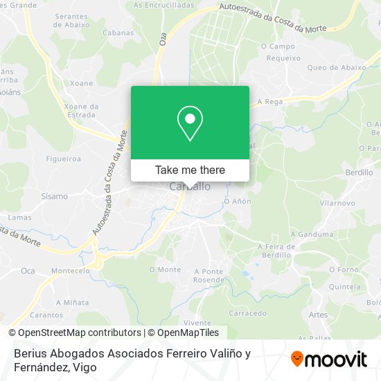 Berius Abogados Asociados Ferreiro Valiño y Fernández map