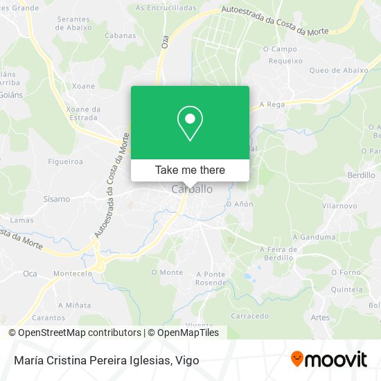 María Cristina Pereira Iglesias map