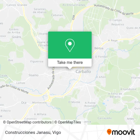 Construcciones Janasu map