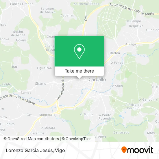 Lorenzo Garcia Jesús map