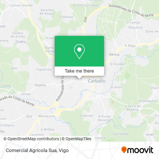 Comercial Agrícola Sua map