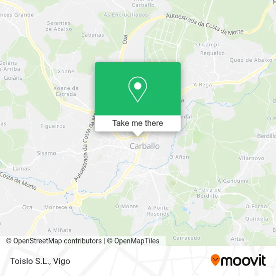 Toislo S.L. map