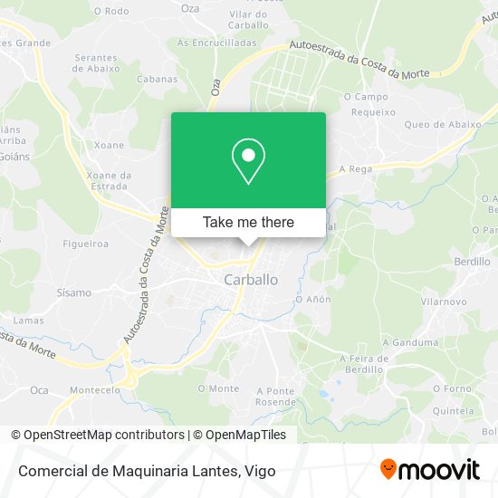 Comercial de Maquinaria Lantes map