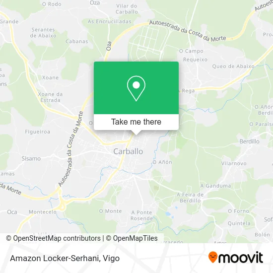 Amazon Locker-Serhani map
