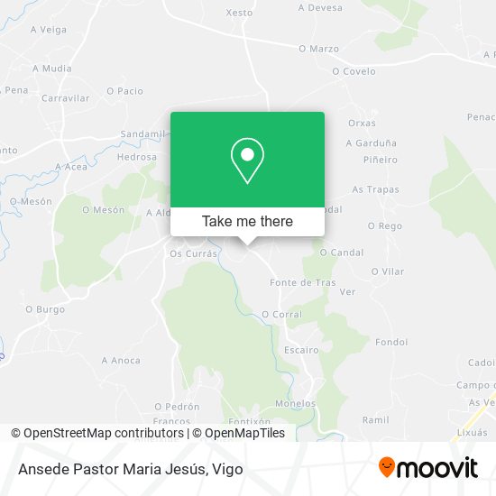 mapa Ansede Pastor Maria Jesús