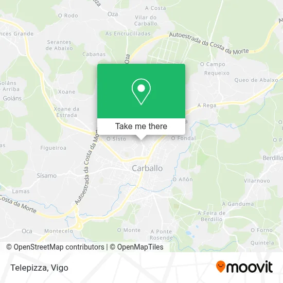 Telepizza map
