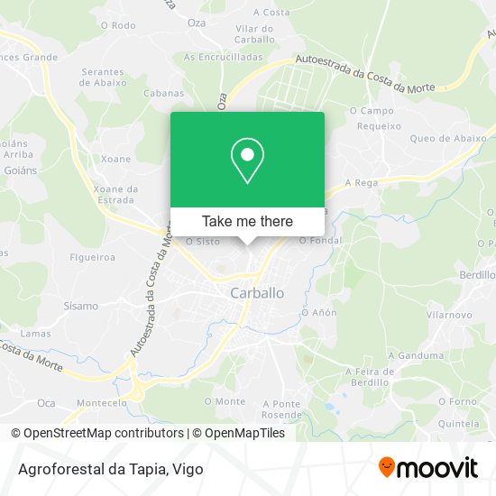 Agroforestal da Tapia map