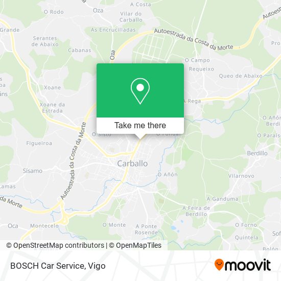 BOSCH Car Service map