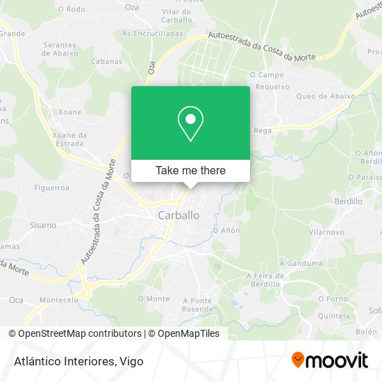 Atlántico Interiores map