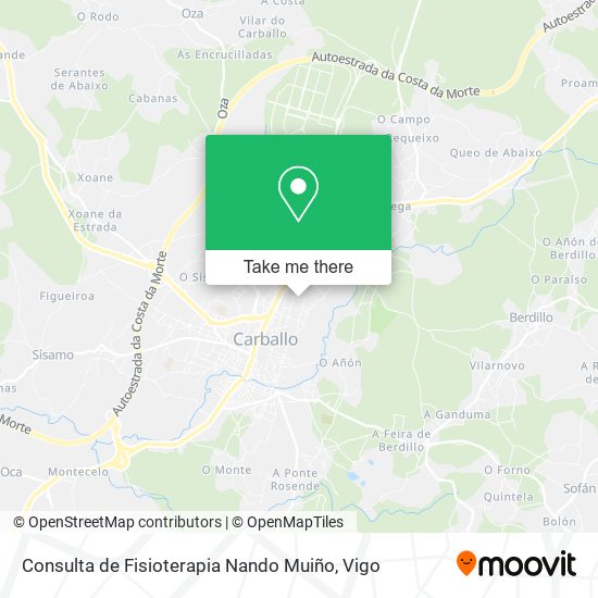 Consulta de Fisioterapia Nando Muiño map