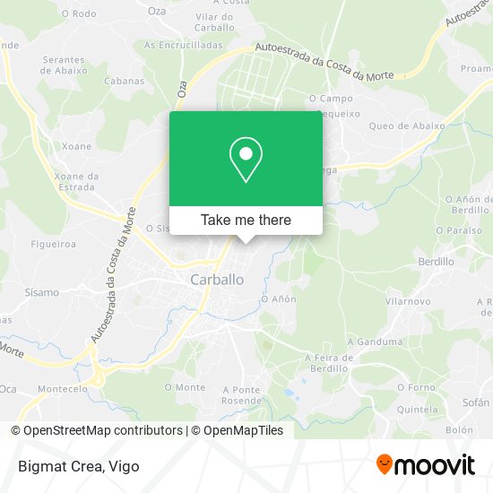 Bigmat Crea map