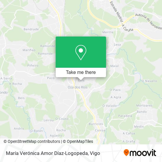 mapa María Verónica Amor Díaz-Logopeda