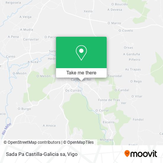 Sada Pa Castilla-Galicia sa map