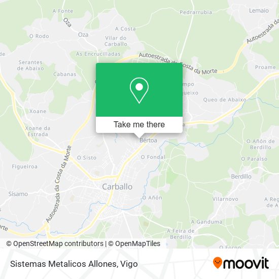 Sistemas Metalicos Allones map