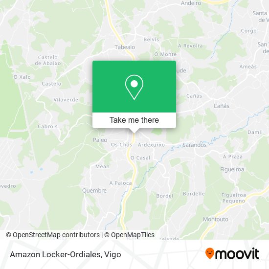 mapa Amazon Locker-Ordiales