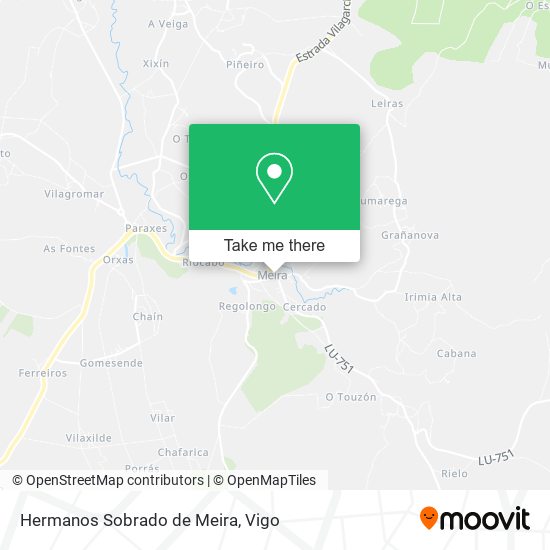 Hermanos Sobrado de Meira map