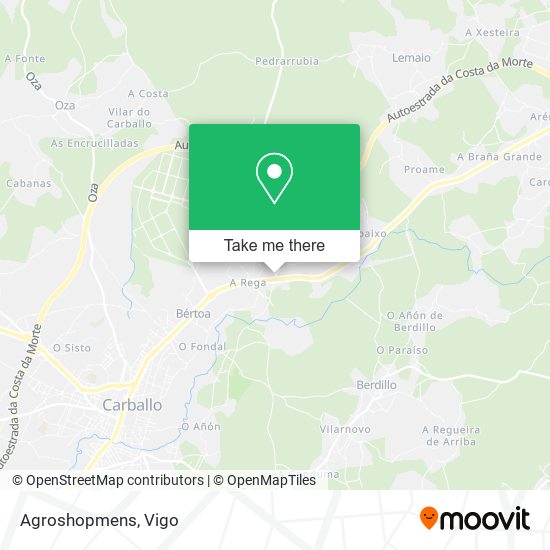 Agroshopmens map