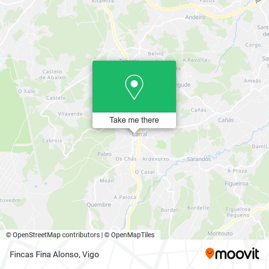 mapa Fincas Fina Alonso