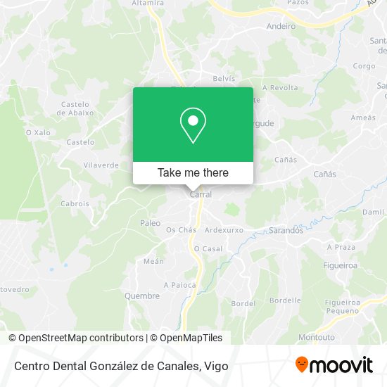 Centro Dental González de Canales map