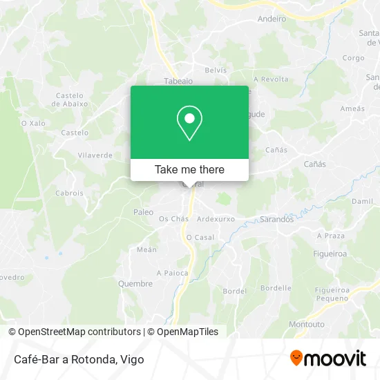 Café-Bar a Rotonda map