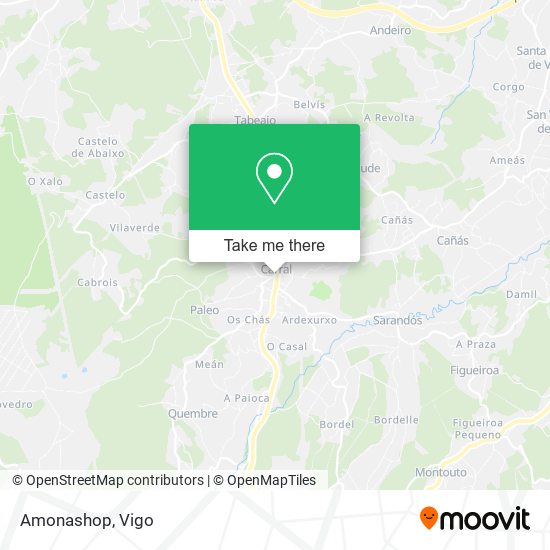 Amonashop map