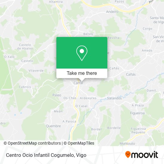 Centro Ocio Infantil Cogumelo map
