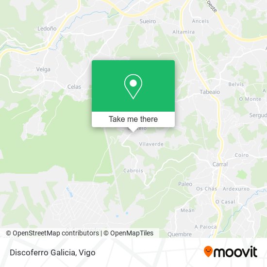 mapa Discoferro Galicia