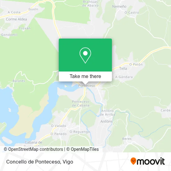 Concello de Ponteceso map