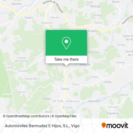 Automóviles Bermudez E Hijos, S.L. map
