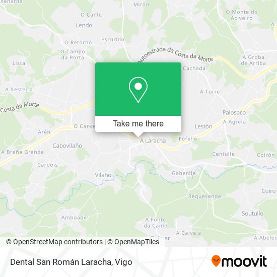 mapa Dental San Román Laracha