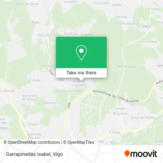 Garrapinadas Isabel map