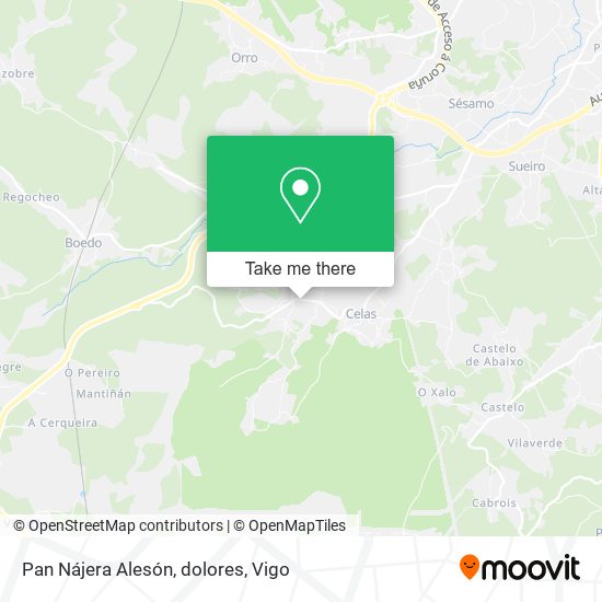 Pan Nájera Alesón, dolores map