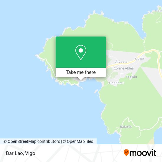 Bar Lao map