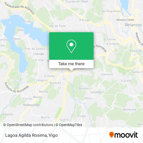 mapa Lagoa Agilda Rosima