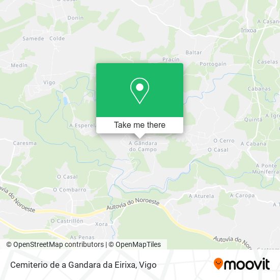Cemiterio de a Gandara da Eirixa map