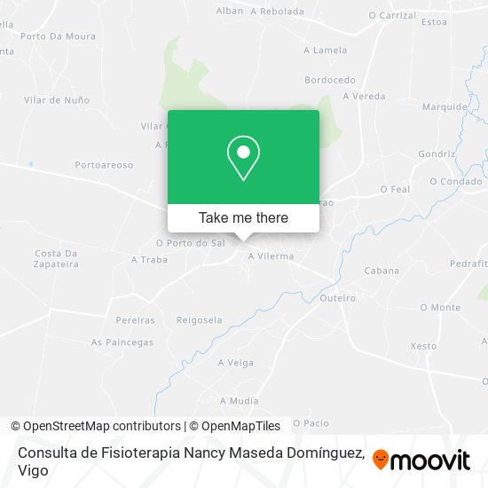 mapa Consulta de Fisioterapia Nancy Maseda Domínguez