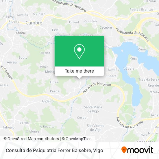 Consulta de Psiquiatría Ferrer Balsebre map