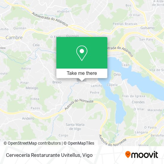 Cervecería Restarurante Uvitellus map