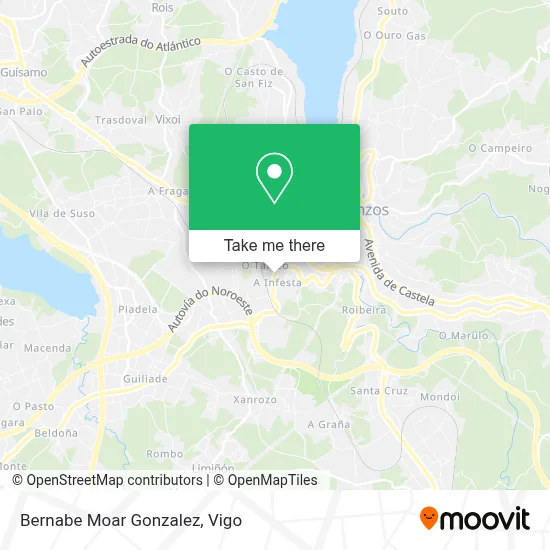 Bernabe Moar Gonzalez map