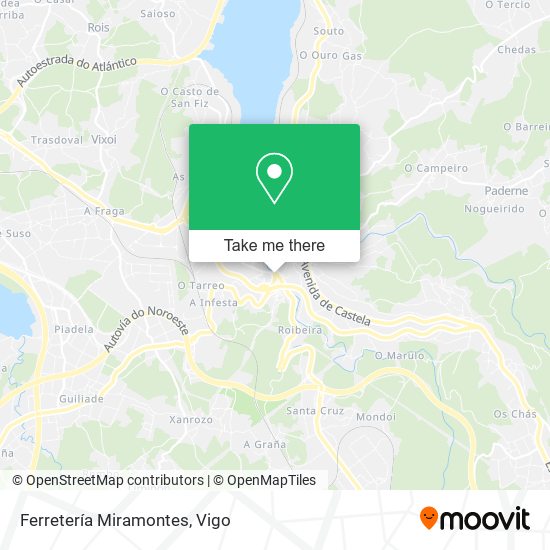 Ferretería Miramontes map