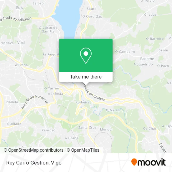 Rey Carro Gestión map