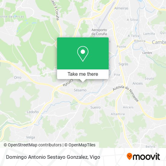 Domingo Antonio Sestayo Gonzalez map