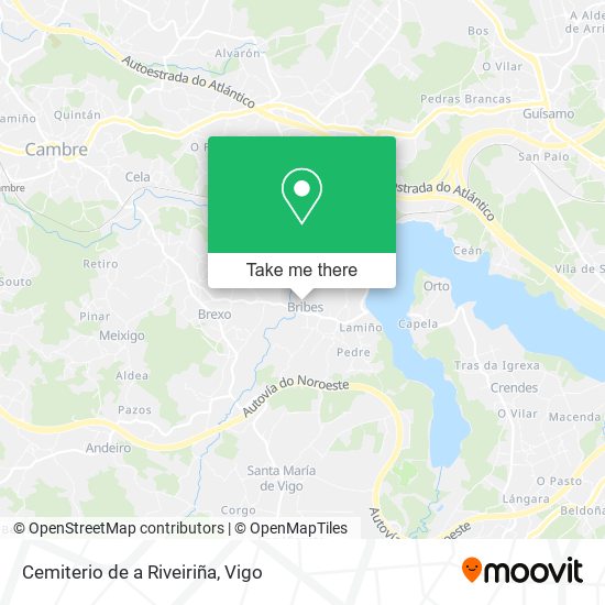 Cemiterio de a Riveiriña map