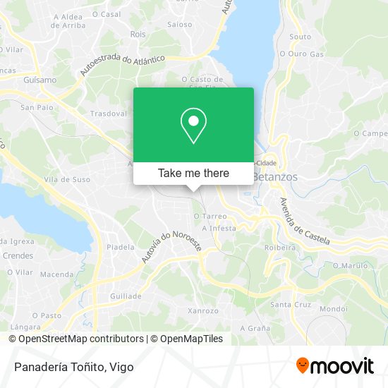 Panadería Toñito map