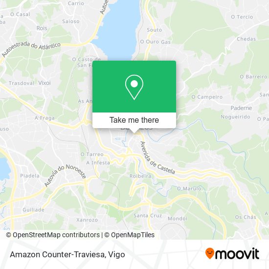 Amazon Counter-Traviesa map