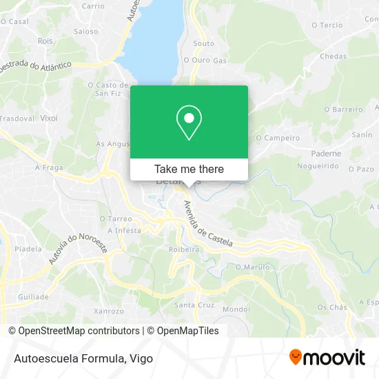 Autoescuela Formula map