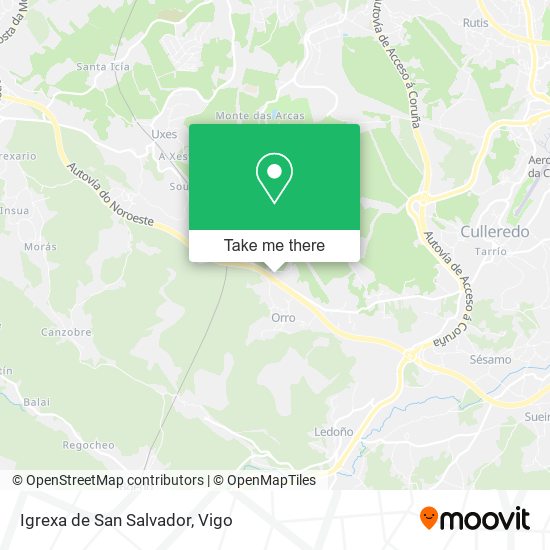 Igrexa de San Salvador map