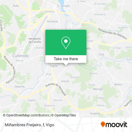 Miñambres Freijeiro, f map